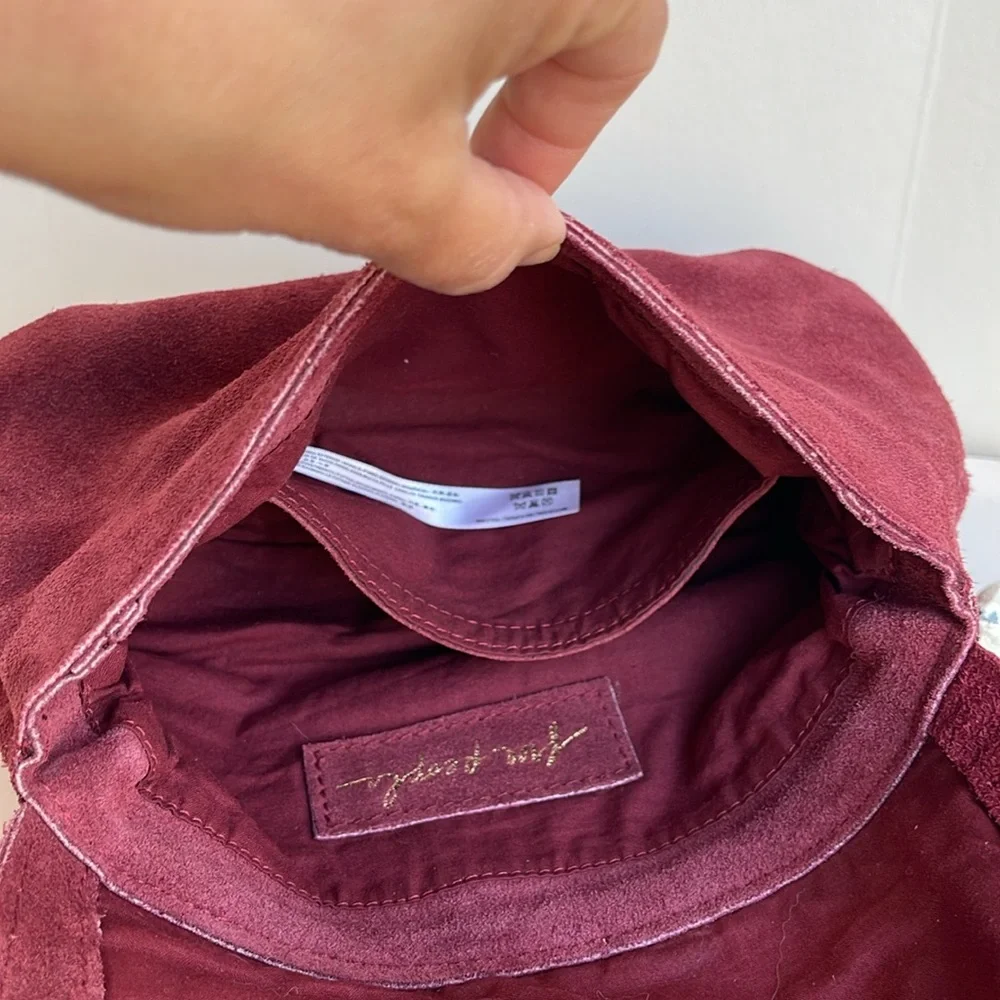 Free People Slouchy Leather Shoulder Bag
